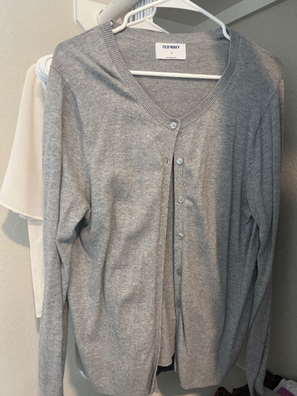 OLD NAVY Light Gray Cardigan